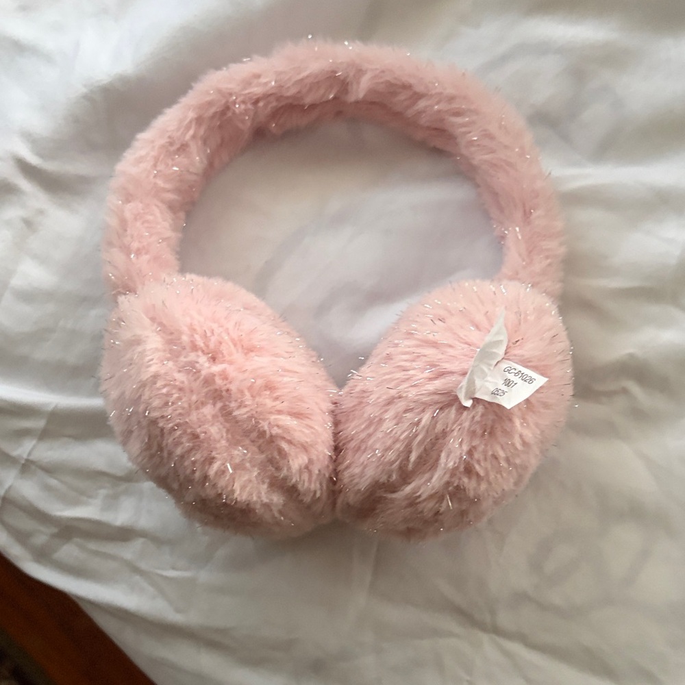 Brand new Fluffy Pink Earmuffs kids